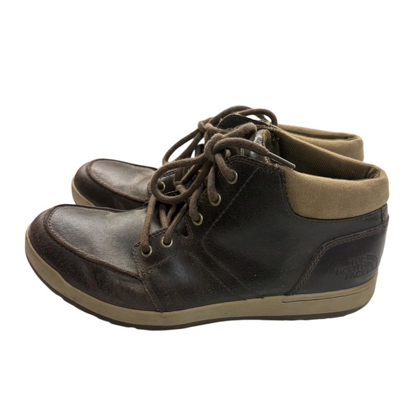 The North Face Men's Brown Leather Evo Ballard Chukka Lace Up Boot - 8.5 - Picture 4 of 10